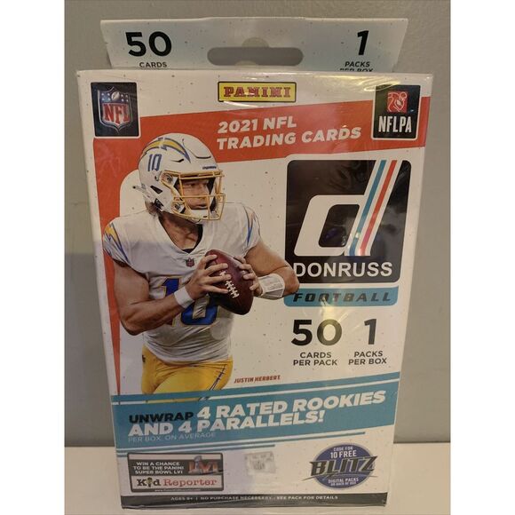2021 Panini Donruss Football NFL Hanger Box Factory Sealed (Lot Of 4) - Picture 3 of 4
